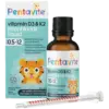 pentavite vitamin d3 & k2 infant & kids 6 12 mnths liquid 30ml natural berry