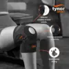 tynor sports knee cap air pro (open pattela) orange 101 xl